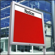 Church Notice Boards - Post